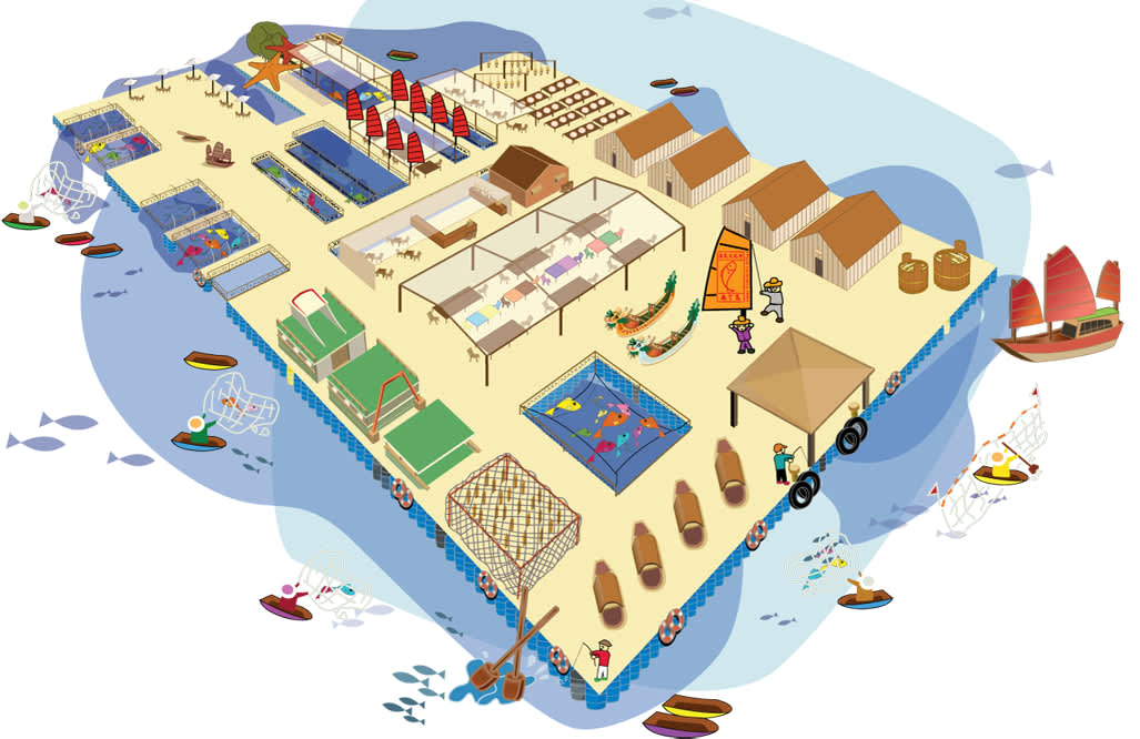 Lamma Island Fishermen Cultural Village Map
